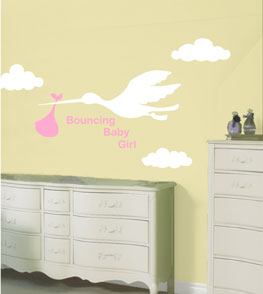 PAINTLESS design Nursery wall decals, Kid wall stickers